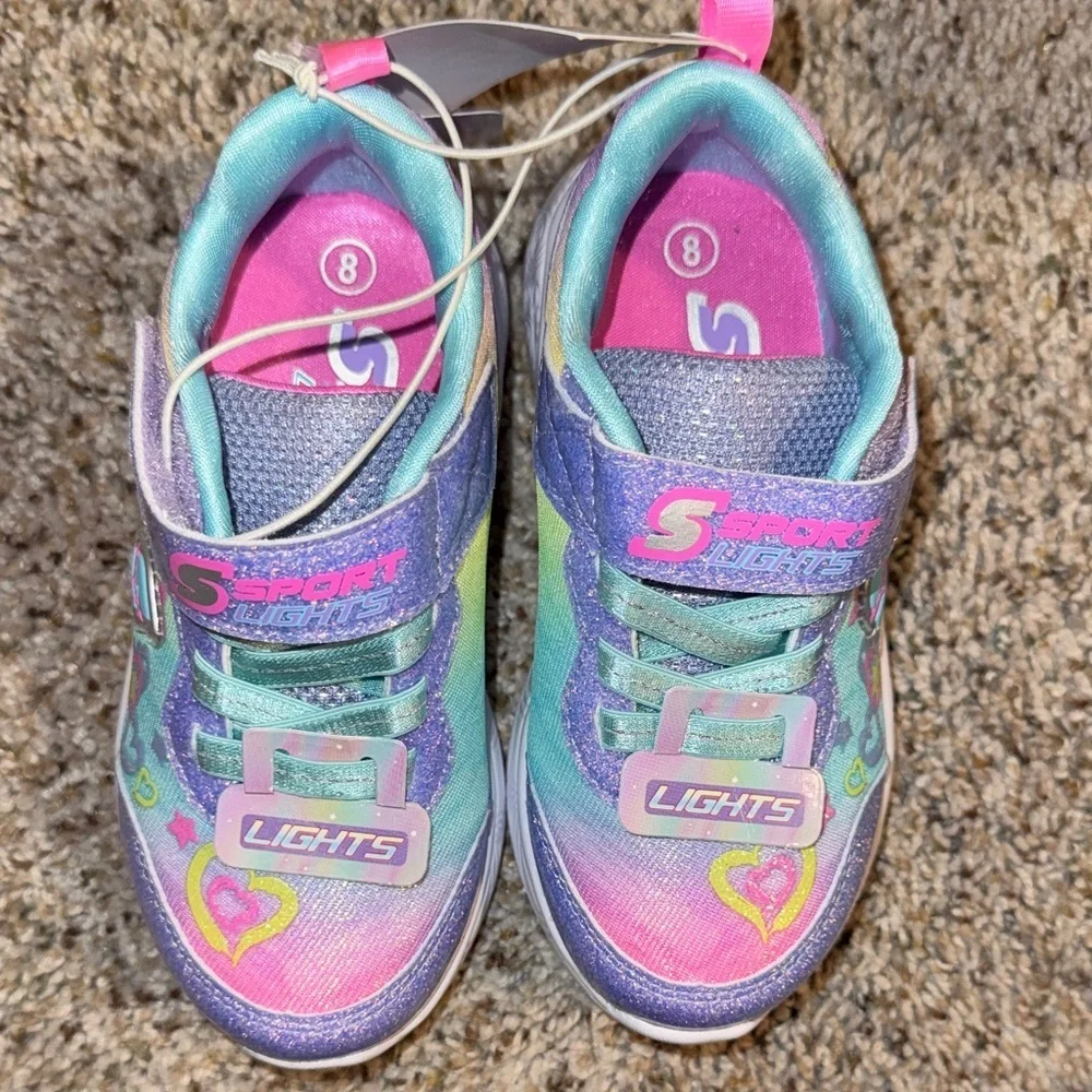 Sporto Kids Light-Up Sneakers - Pink and Blue